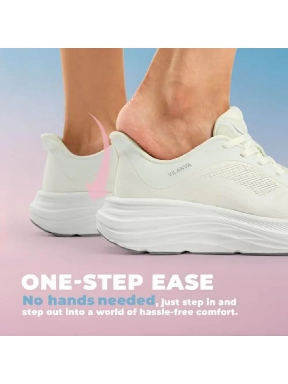 Comfortable Women's Walking Shoes - Cushioned Non-Slip Athletic Sneakers for Gym